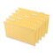 Universal 1/5-Cut Tab Deluxe Bright Color Hanging File Folders - Legal Size, Yellow (25/Box)